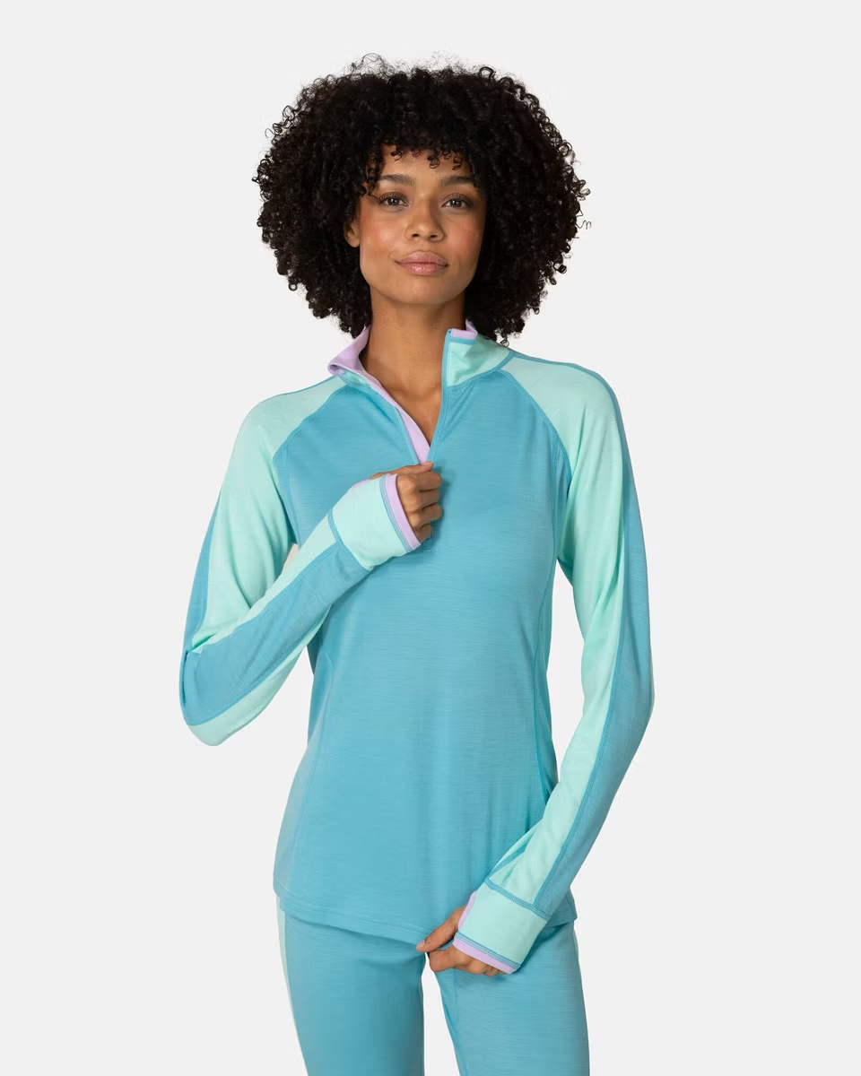 Mila Half Zip 220g Top Women's