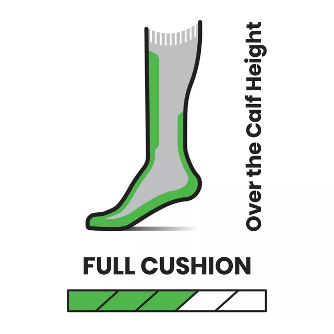 Performance Ski Full Cushion Mountain Snowflake Sock Women's