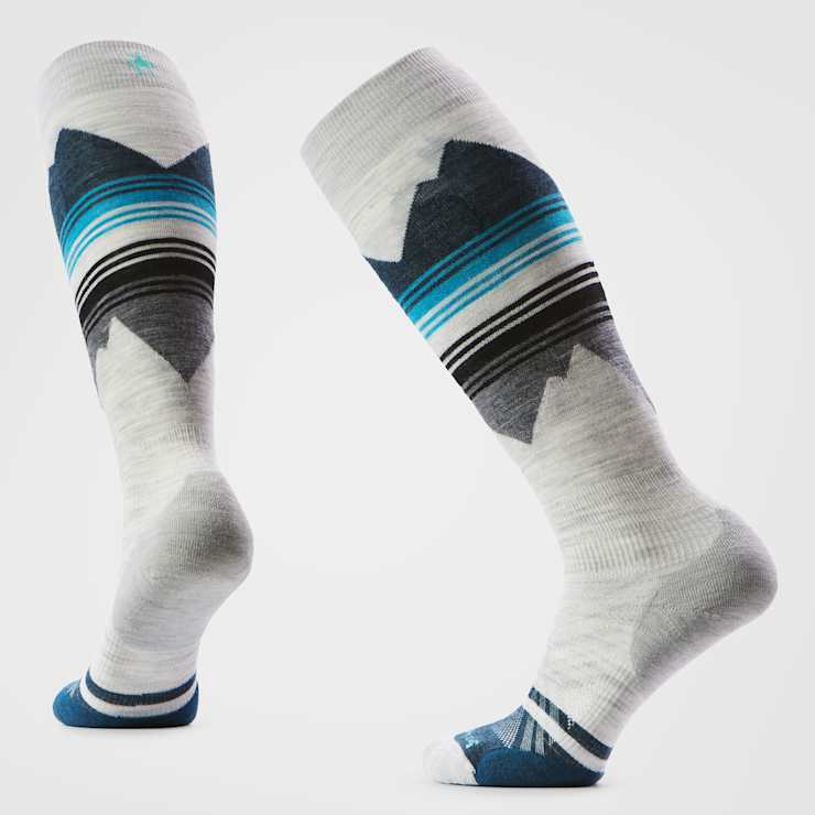 Ski Targeted Cushion Pattern Sock Women's