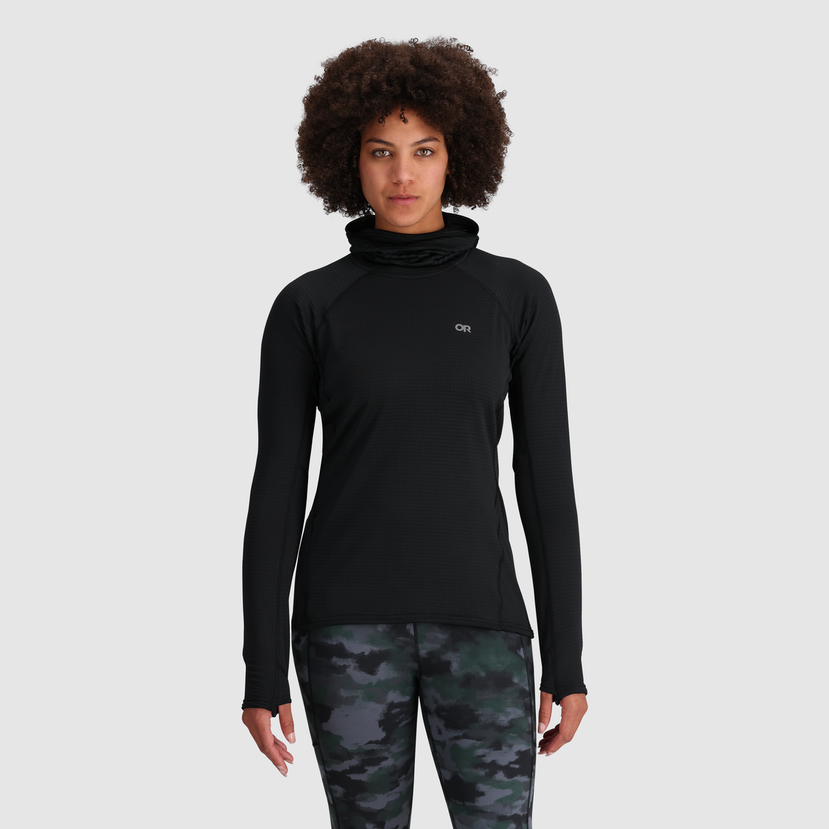 Vigor Grid Fleece Pullover Hoodie W