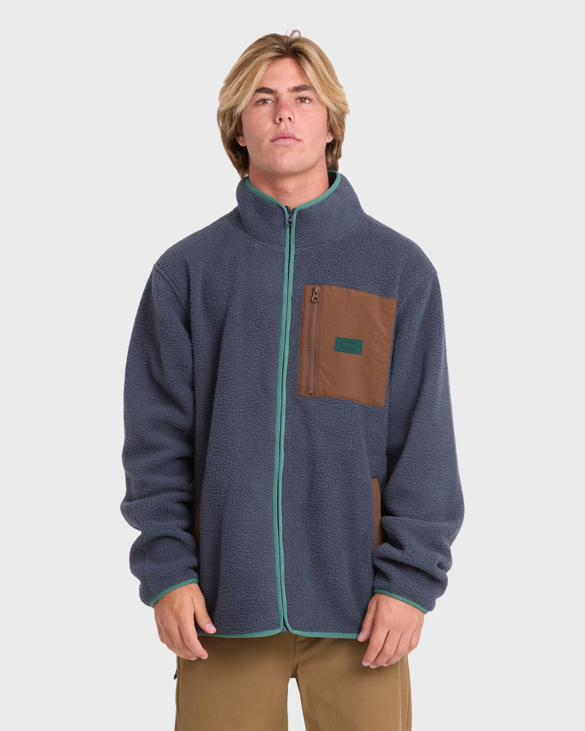 Alpine Mock Neck FZ Men's