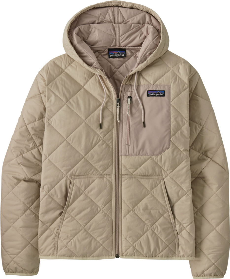 Diamond Quilted Bomber Hoody Women's