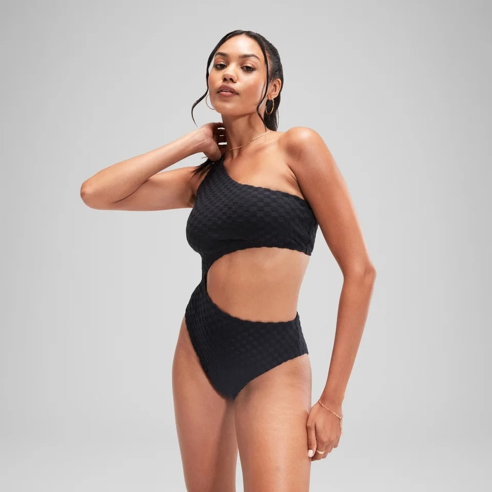 Terry Asym Cut Out One Piece Swim W's