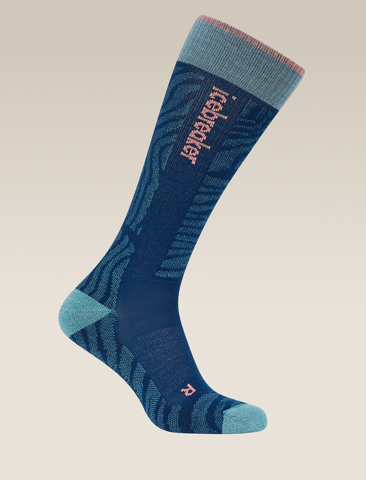 Merino Blend Ski+ Light Mtn Contour Sock