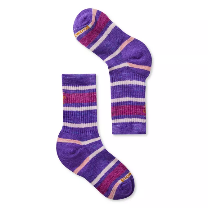 Striped Light Hiking Crew Socks Kids'