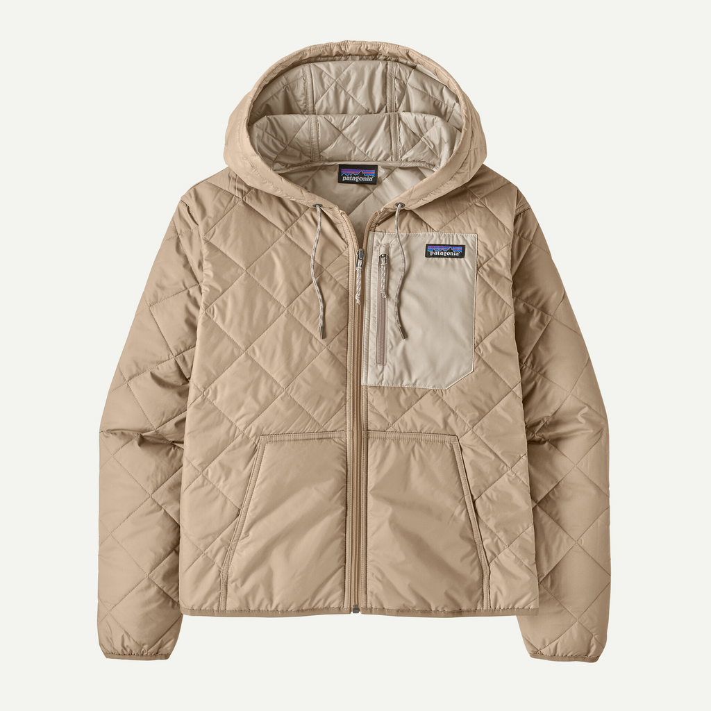 Diamond Quilted Bomber Hoody Women's