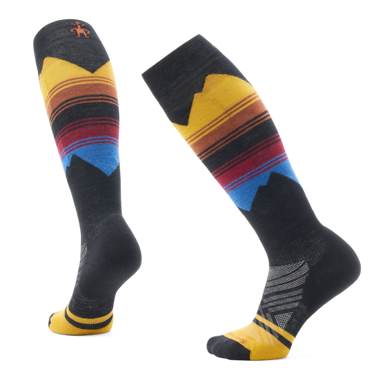 Ski Targeted Cushion Pattern Sock Women's
