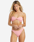Summer Hight Twist Bandeau Tropic Bikini