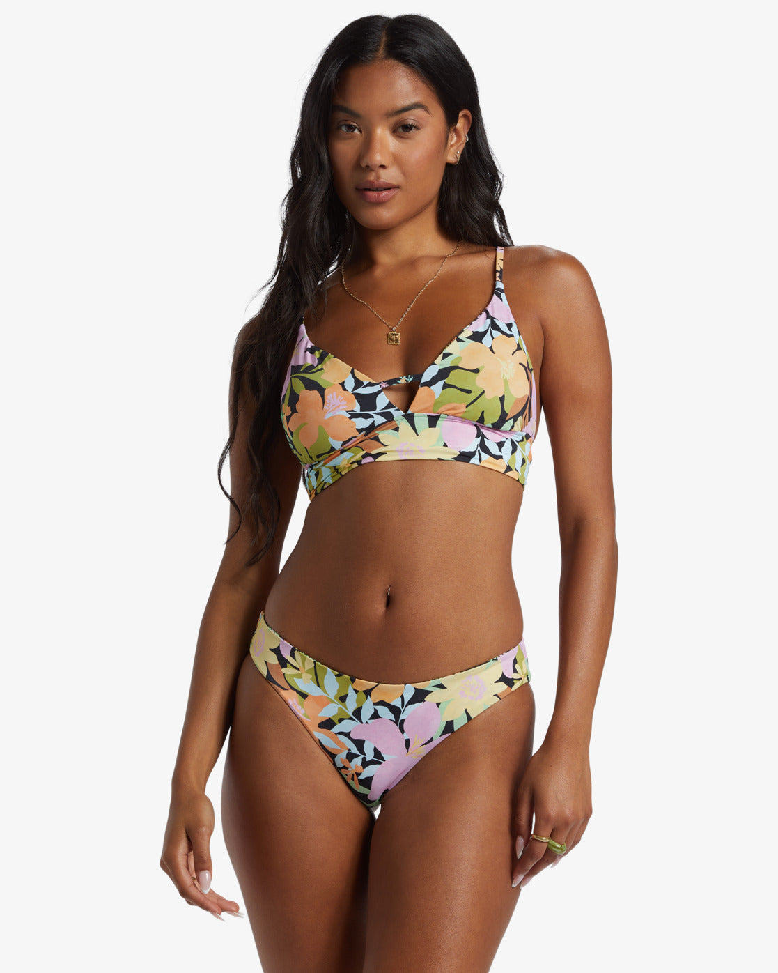 Mas Aloha V Neck Lowrider Bikini