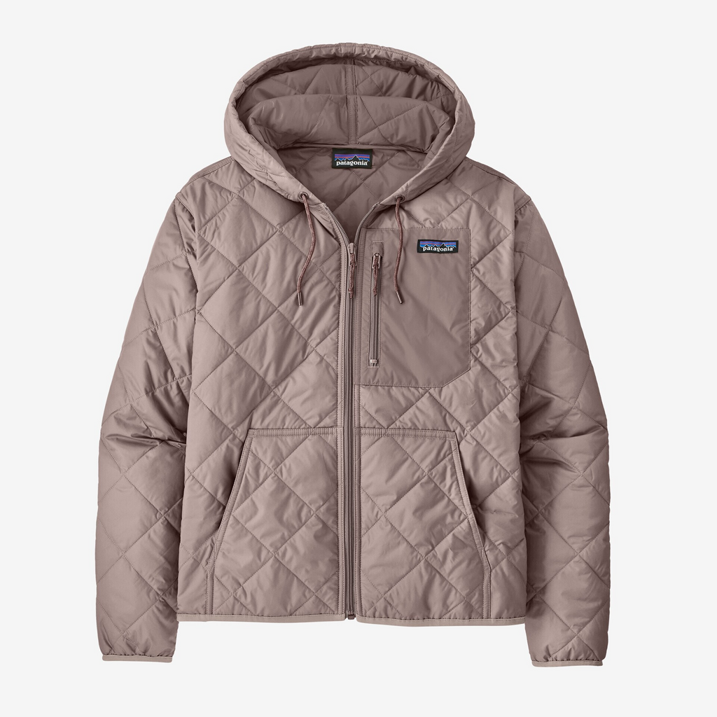 Diamond Quilted Bomber Hoody Women's