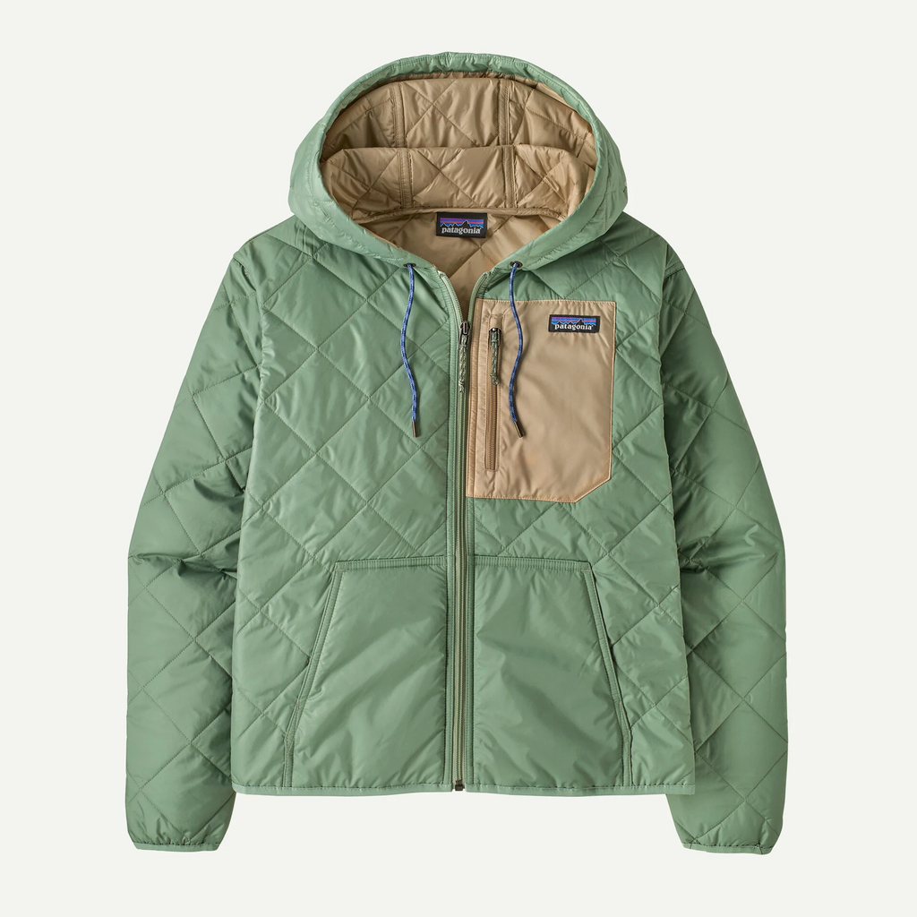 Diamond Quilted Bomber Hoody Women's